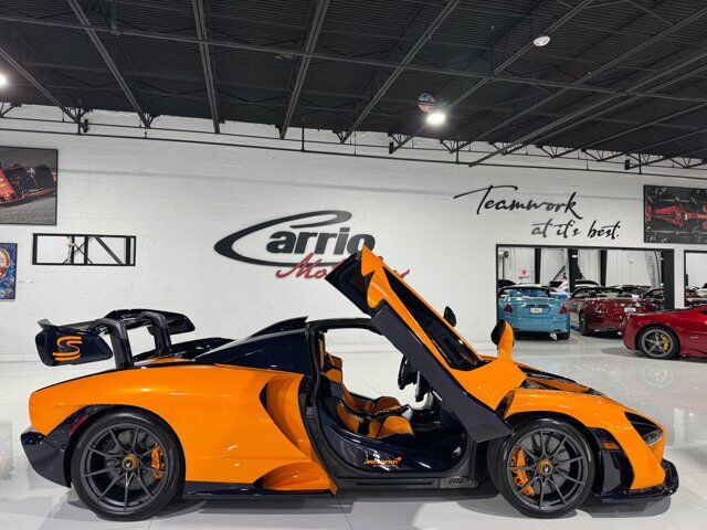 2019 McLaren SENNA Papaya Spark paint, exposed blue carbon throughout, Bowers & Wilkins audio and MUCH MORE!! Fort Lauderdale FL