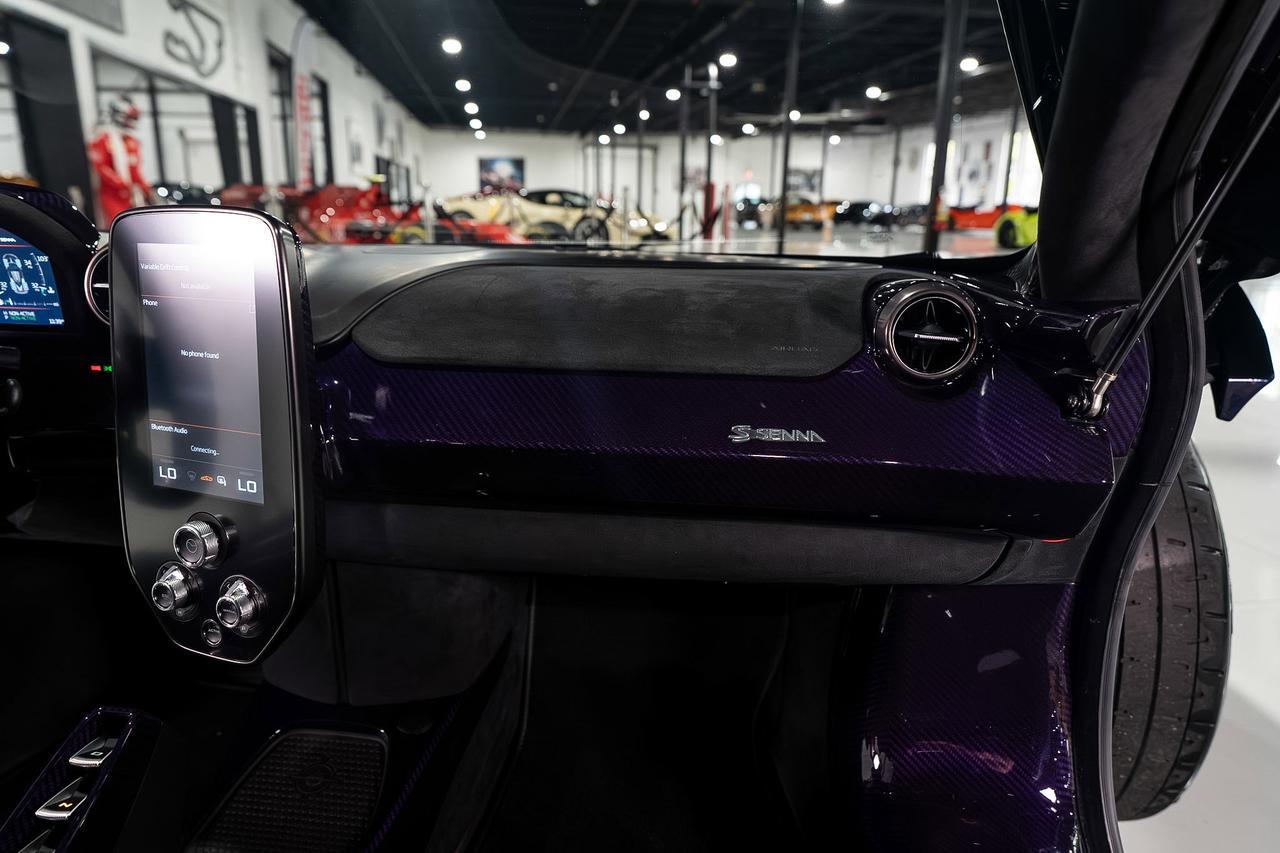 2019 McLaren Senna MSO Bespoke Midnight Purple paint, Bowers & Wilkins audio system, purple carbon interior AND MORE!! Fort Lauderdale FL