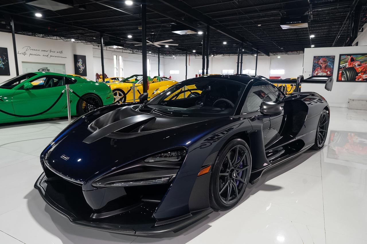 2019 McLaren Senna MSO Bespoke Midnight Purple paint, Bowers & Wilkins audio system, purple carbon interior AND MORE!!