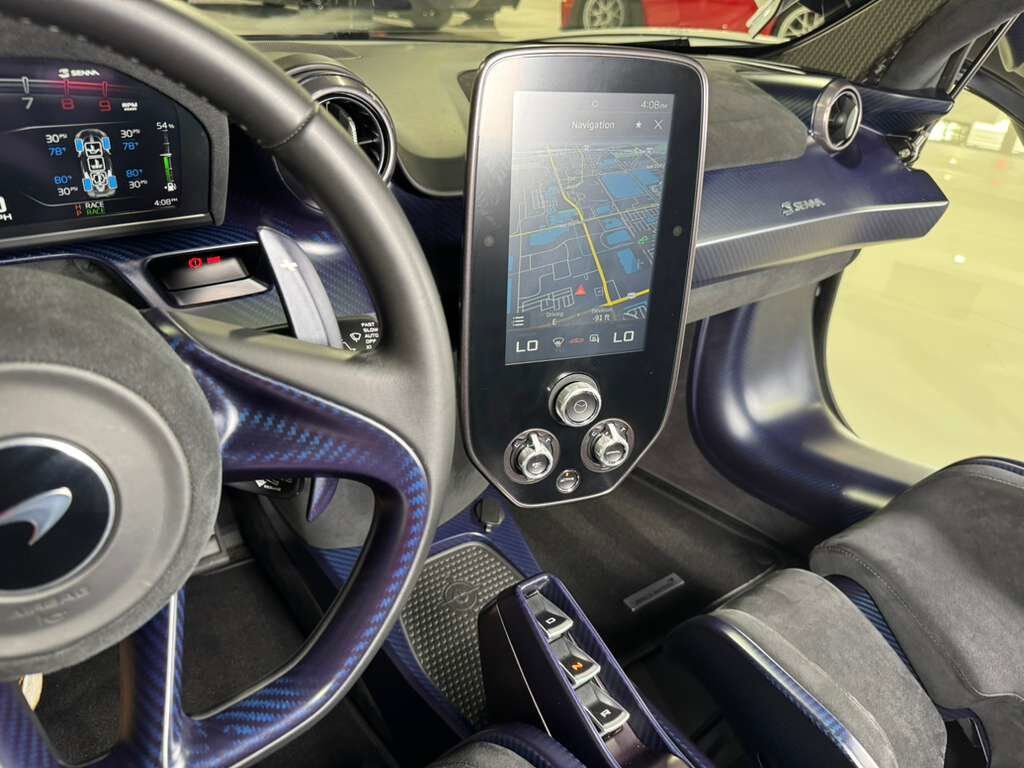 2019 McLaren Senna Pure White paint, Pure White centerlocks, Burton Blue calipers, B&W audio, carbon galore AND MORE!!! Fort Lauderdale FL