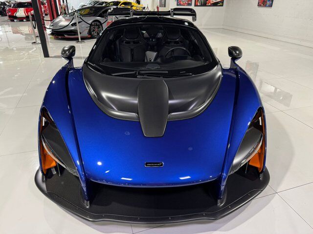 2019 McLaren Senna signed by BRUNO SENNA! MSO Kyanos Blue paint, Bowers & Wilkins audio, exposed carbon &quot;S&quot; AND MORE!! Fort Lauderdale FL