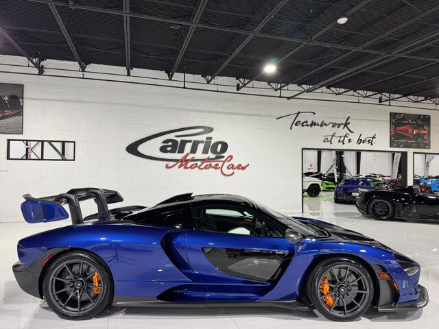 2019 McLaren Senna signed by BRUNO SENNA! MSO Kyanos Blue paint, Bowers & Wilkins audio, exposed carbon &quot;S&quot; AND MORE!! Fort Lauderdale FL