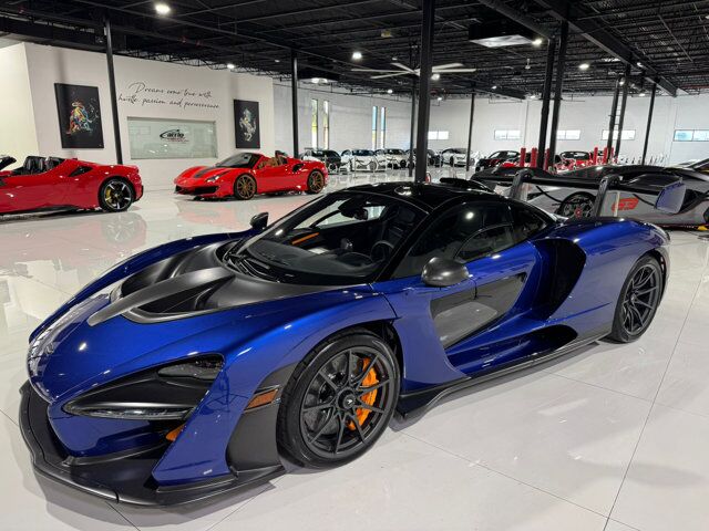2019 McLaren Senna signed by BRUNO SENNA! MSO Kyanos Blue paint, Bowers & Wilkins audio, exposed carbon &quot;S&quot; AND MORE!! Fort Lauderdale FL