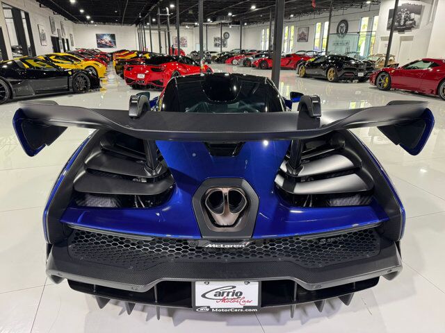 2019 McLaren Senna signed by BRUNO SENNA! MSO Kyanos Blue paint, Bowers & Wilkins audio, exposed carbon &quot;S&quot; AND MORE!! Fort Lauderdale FL
