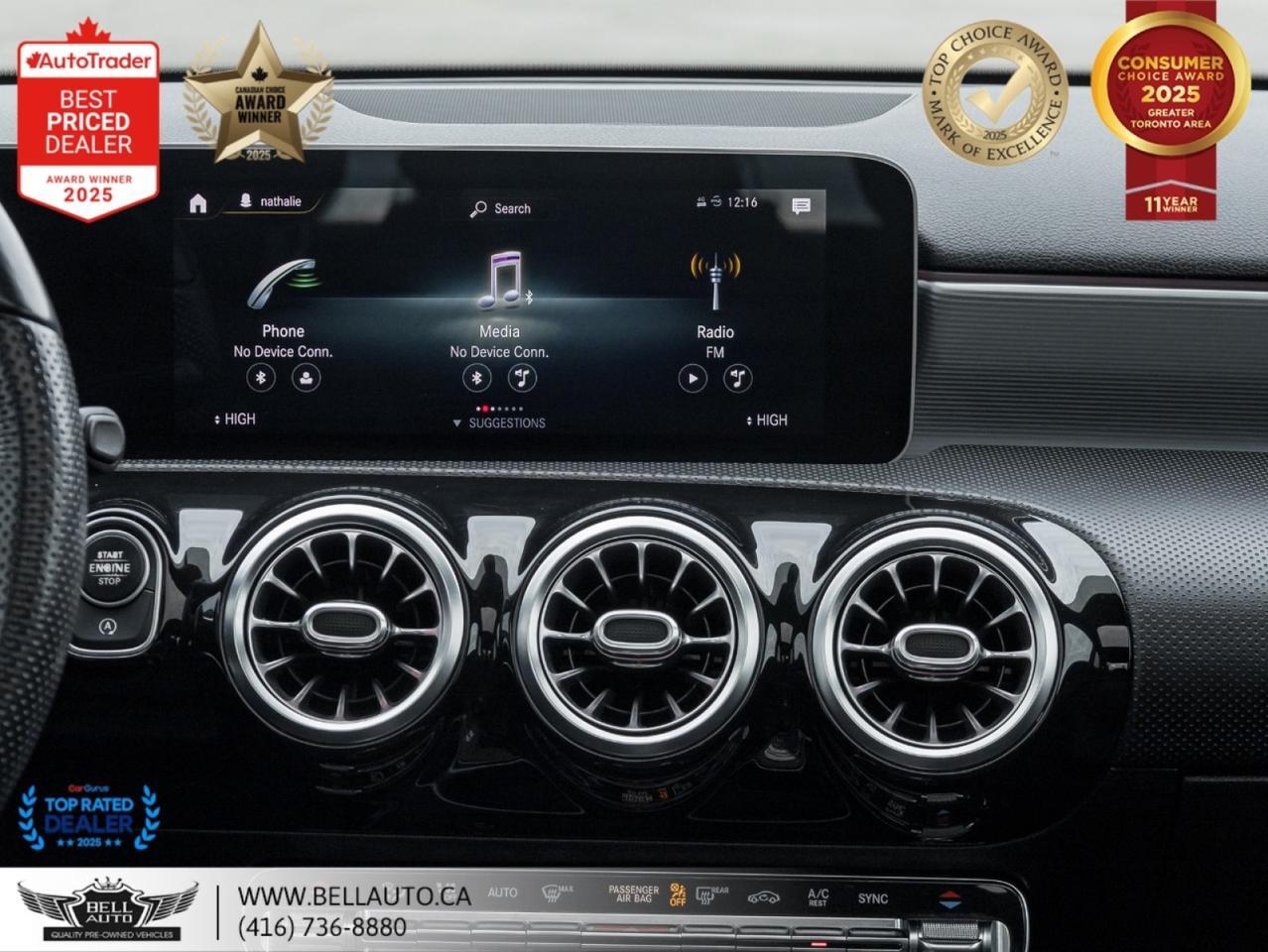 2019 Mercedes-Benz A-Class A220 | AMG PKG | B.CAM | PANO | LOWKMS | NOACCIDENT Toronto ON