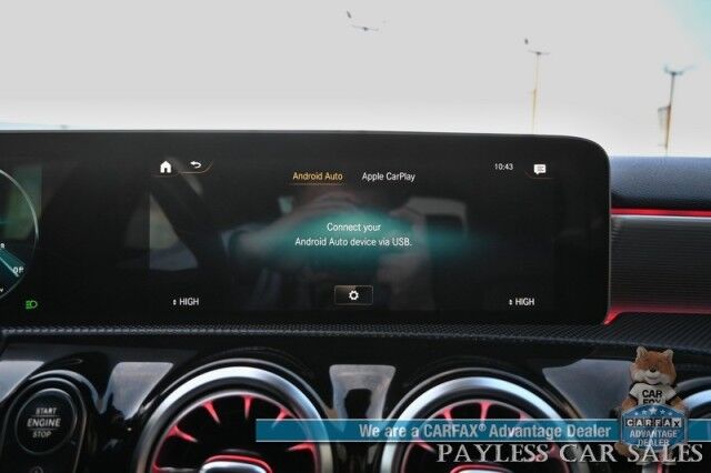 2019 Mercedes-Benz A220 / AWD / Premium Pkg / Power & Heated Leather Seats / Navigation / Sunroof / Lane Departure & Blind Spot Alert / Apple CarPlay & Android Auto / Back Up Camera / Keyless Entry & Start / Power Folding Mirrors / 34 MPG Anchorage AK 2019 Mercedes-Benz A220 / AWD / Premium Pkg / Power & Heated Leather Seats / Navigation / Sunroof / Lane Departure & Blind Spot Alert / Apple CarPlay & Android Auto / Back Up Camera / Keyless Entry & Start / Power Folding Mirrors / 34 MPG Anchorage AK