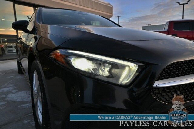 2019 Mercedes-Benz A220 / AWD / Premium Pkg / Power & Heated Leather Seats / Navigation / Sunroof / Lane Departure & Blind Spot Alert / Apple CarPlay & Android Auto / Back Up Camera / Keyless Entry & Start / Power Folding Mirrors / 34 MPG Anchorage AK 2019 Mercedes-Benz A220 / AWD / Premium Pkg / Power & Heated Leather Seats / Navigation / Sunroof / Lane Departure & Blind Spot Alert / Apple CarPlay & Android Auto / Back Up Camera / Keyless Entry & Start / Power Folding Mirrors / 34 MPG Anchorage AK