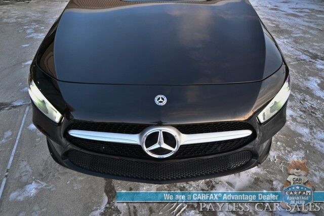 2019 Mercedes-Benz A220 / AWD / Premium Pkg / Power & Heated Leather Seats / Navigation / Sunroof / Lane Departure & Blind Spot Alert / Apple CarPlay & Android Auto / Back Up Camera / Keyless Entry & Start / Power Folding Mirrors / 34 MPG Anchorage AK 2019 Mercedes-Benz A220 / AWD / Premium Pkg / Power & Heated Leather Seats / Navigation / Sunroof / Lane Departure & Blind Spot Alert / Apple CarPlay & Android Auto / Back Up Camera / Keyless Entry & Start / Power Folding Mirrors / 34 MPG Anchorage AK