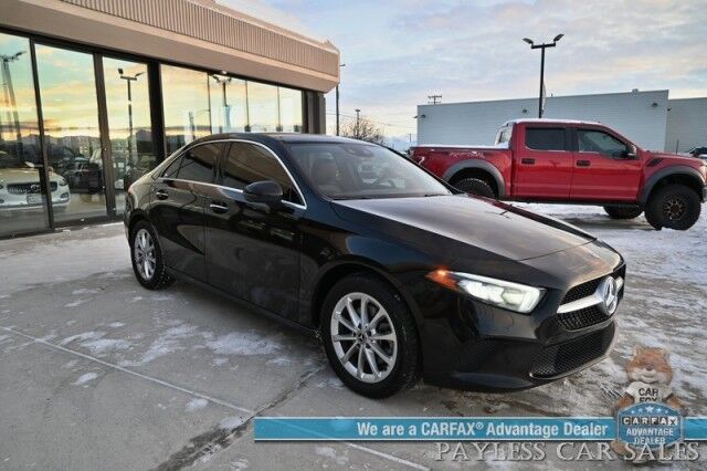 2019 Mercedes-Benz A220 / AWD / Premium Pkg / Power & Heated Leather Seats / Navigation / Sunroof / Lane Departure & Blind Spot Alert / Apple CarPlay & Android Auto / Back Up Camera / Keyless Entry & Start / Power Folding Mirrors / 34 MPG Anchorage AK 2019 Mercedes-Benz A220 / AWD / Premium Pkg / Power & Heated Leather Seats / Navigation / Sunroof / Lane Departure & Blind Spot Alert / Apple CarPlay & Android Auto / Back Up Camera / Keyless Entry & Start / Power Folding Mirrors / 34 MPG Anchorage AK
