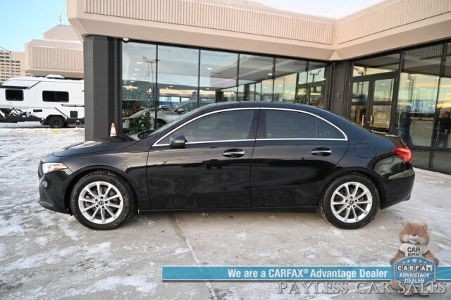 2019 Mercedes-Benz A220 / AWD / Premium Pkg / Power & Heated Leather Seats / Navigation / Sunroof / Lane Departure & Blind Spot Alert / Apple CarPlay & Android Auto / Back Up Camera / Keyless Entry & Start / Power Folding Mirrors / 34 MPG Anchorage AK 2019 Mercedes-Benz A220 / AWD / Premium Pkg / Power & Heated Leather Seats / Navigation / Sunroof / Lane Departure & Blind Spot Alert / Apple CarPlay & Android Auto / Back Up Camera / Keyless Entry & Start / Power Folding Mirrors / 34 MPG Anchorage AK