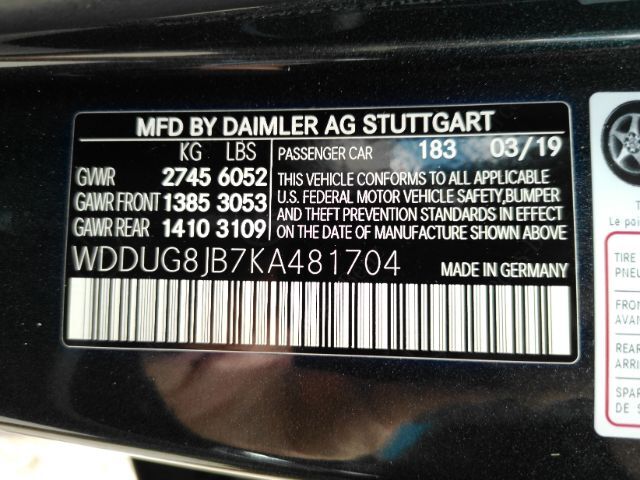2019 Mercedes-Benz AMG S 63 4MATIC Plano TX