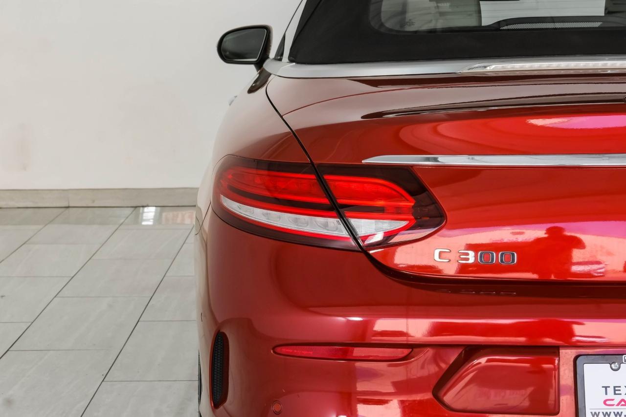 2019 Mercedes-Benz C 300 Convertible BLIND SPOT ASSIST LEATHER HEATED SEATS REAR CAMERA KEYLESS START PADDLE SHIFTERS Carrollton TX