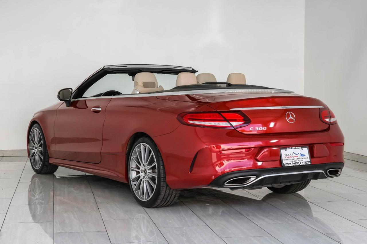 2019 Mercedes-Benz C 300 Convertible BLIND SPOT ASSIST LEATHER HEATED SEATS REAR CAMERA KEYLESS START PADDLE SHIFTERS Carrollton TX