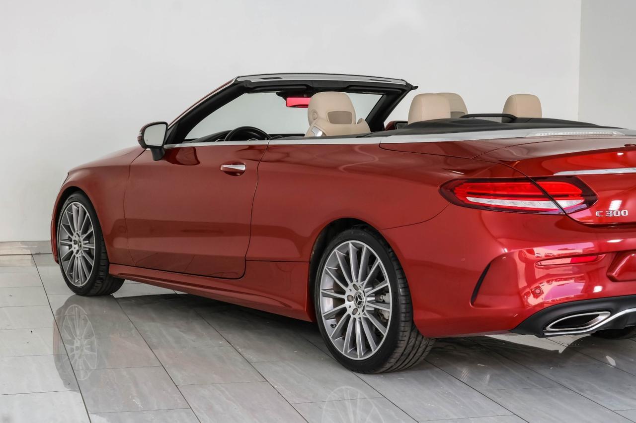 2019 Mercedes-Benz C 300 Convertible BLIND SPOT ASSIST LEATHER HEATED SEATS REAR CAMERA KEYLESS START PADDLE SHIFTERS Carrollton TX