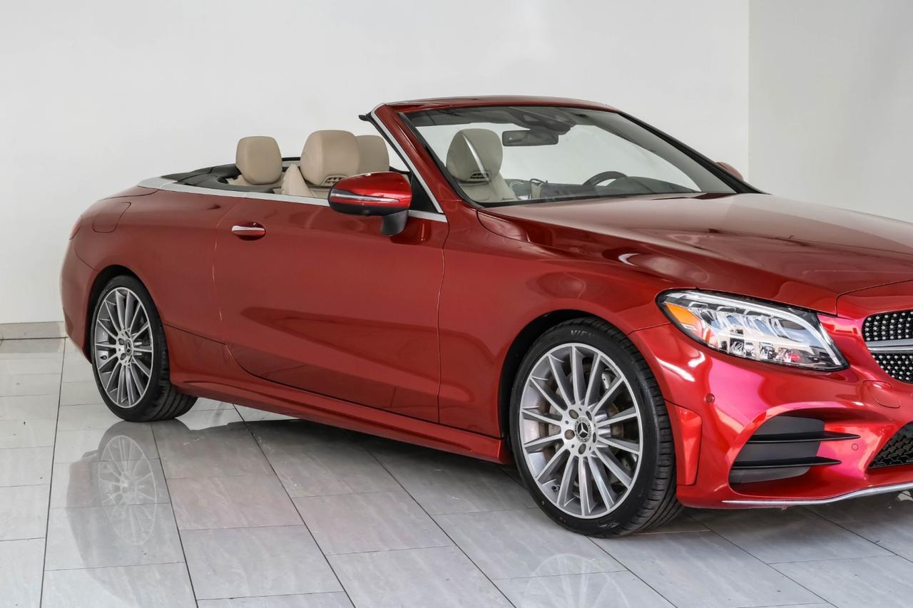 2019 Mercedes-Benz C 300 Convertible BLIND SPOT ASSIST LEATHER HEATED SEATS REAR CAMERA KEYLESS START PADDLE SHIFTERS Carrollton TX