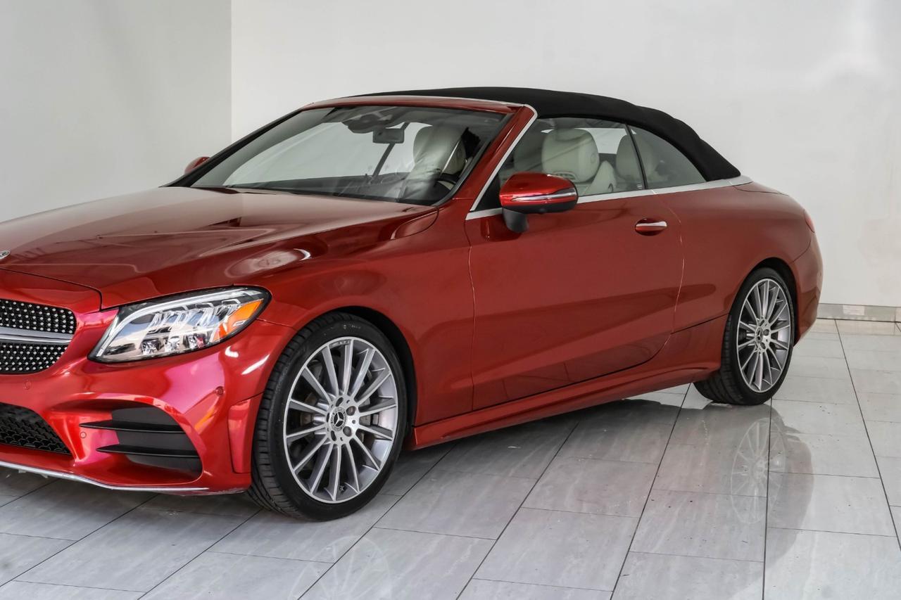 2019 Mercedes-Benz C 300 Convertible BLIND SPOT ASSIST LEATHER HEATED SEATS REAR CAMERA KEYLESS START PADDLE SHIFTERS Carrollton TX