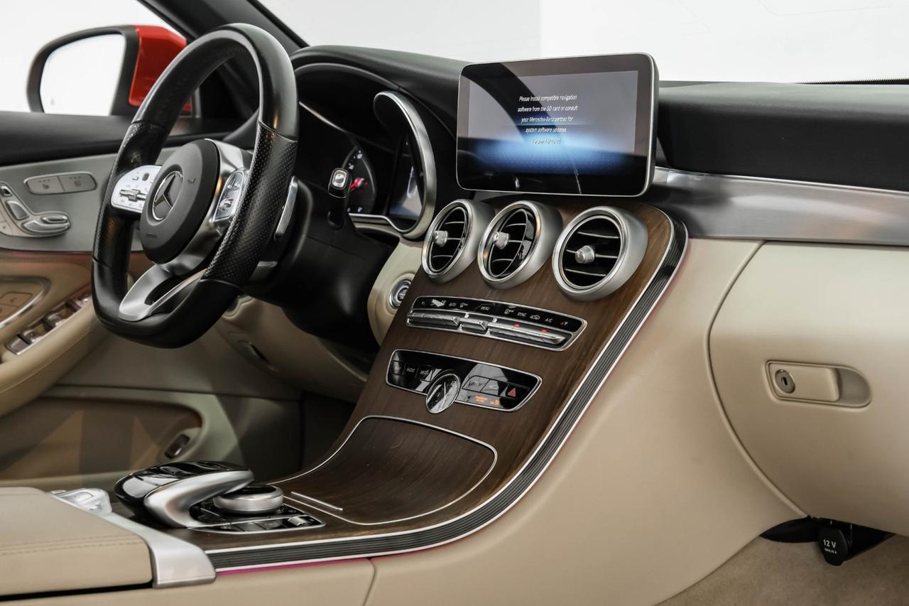 2019 Mercedes-Benz C 300 Convertible BLIND SPOT ASSIST LEATHER HEATED SEATS REAR CAMERA KEYLESS START PADDLE SHIFTERS Carrollton TX