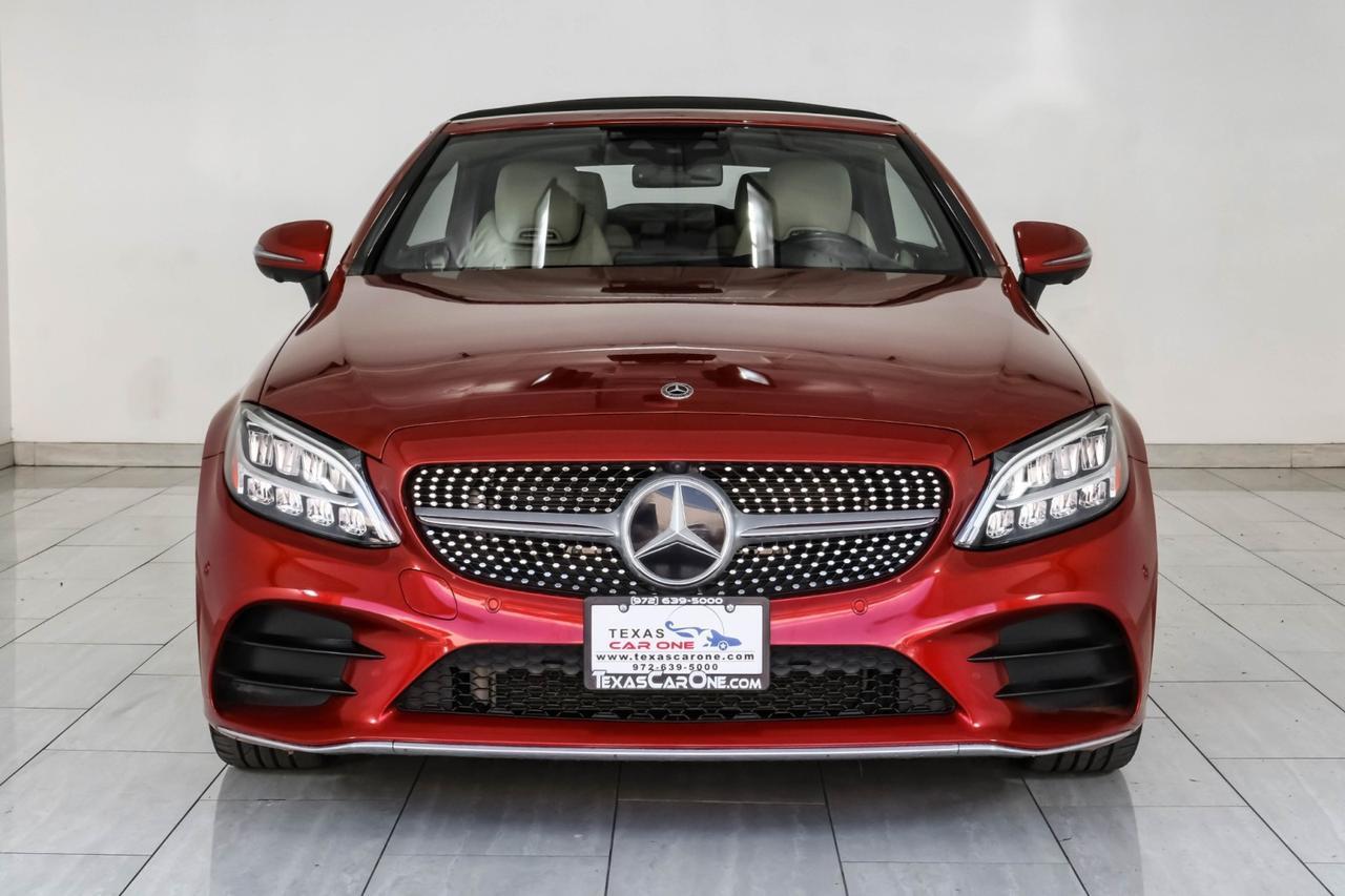 2019 Mercedes-Benz C 300 Convertible LEATHER HEATED SEATS REAR CAMERA KEYLESS START BLUETOOTH PADDLE SHIFTERS
