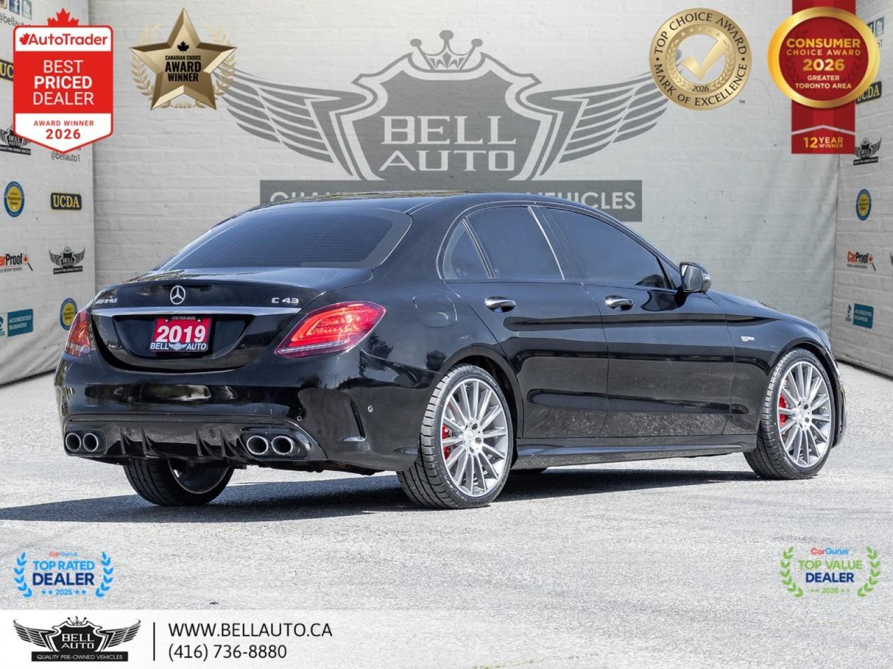 2019 Mercedes-Benz C-Class AMG C43 | NAVI | 360CAM | PANO | BRMSTR | LOWKMS Toronto ON