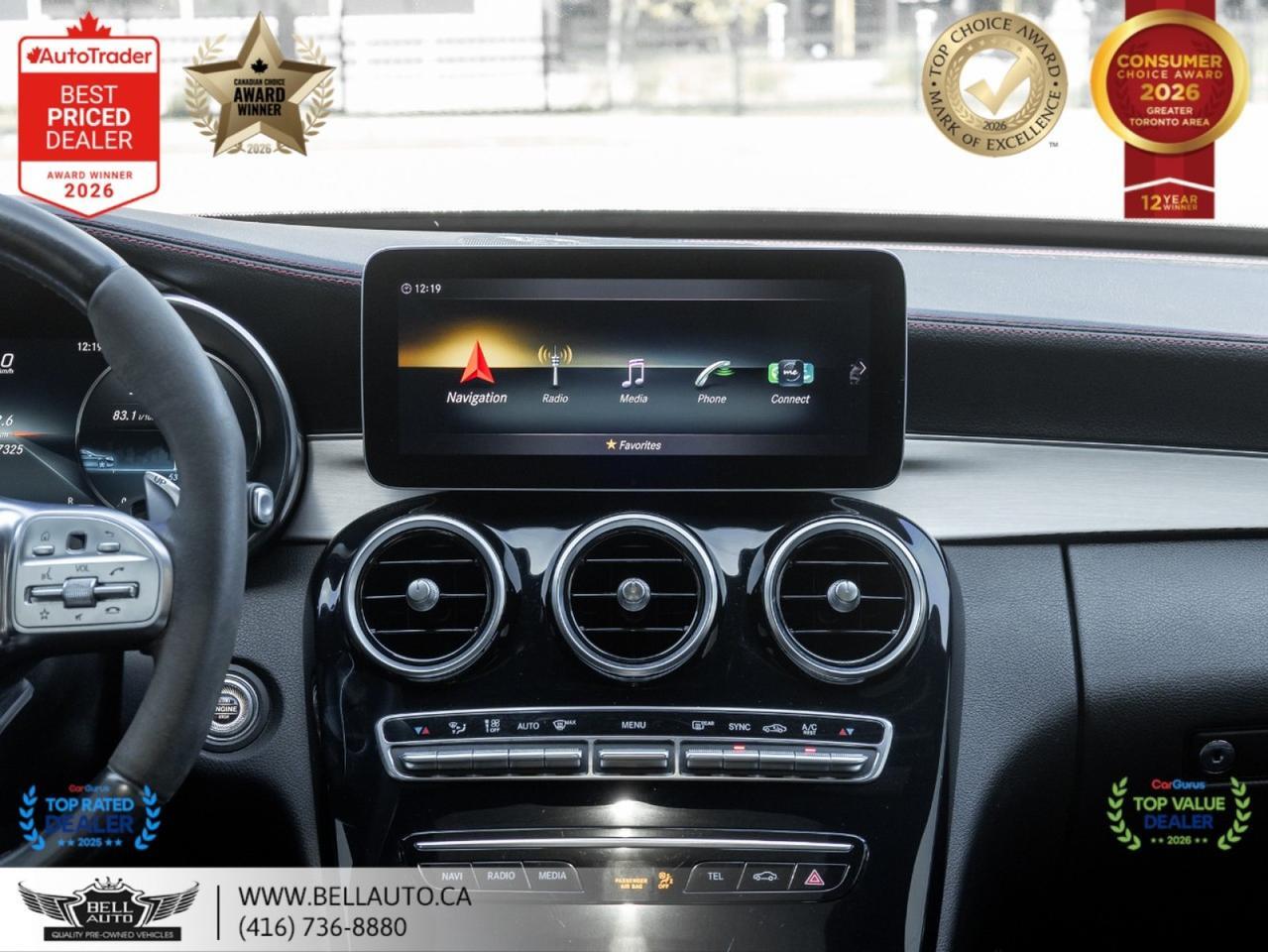 2019 Mercedes-Benz C-Class AMG C43 | NAVI | 360CAM | PANO | BRMSTR | LOWKMS Toronto ON