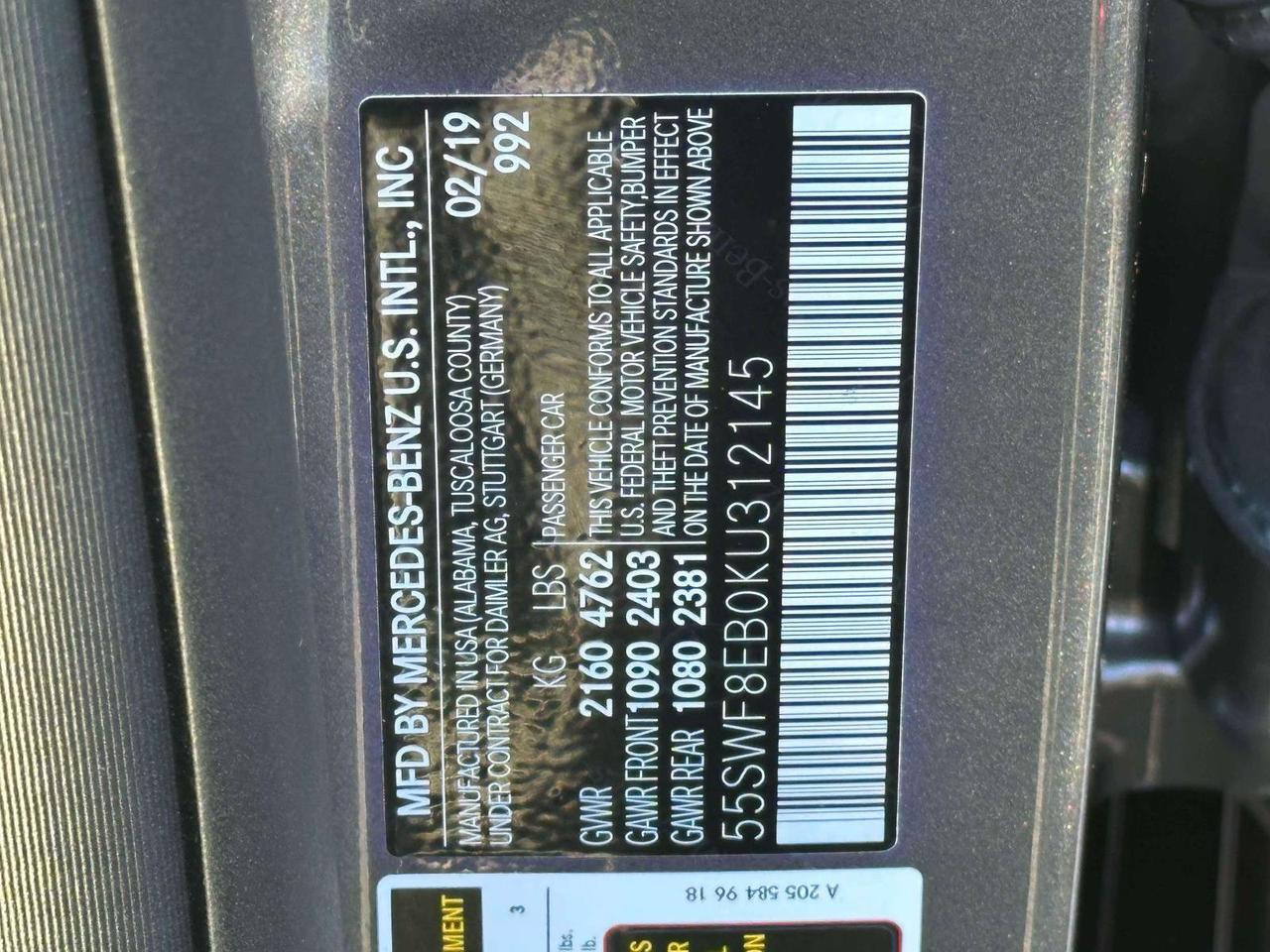 2019 Mercedes-Benz C-Class C 300 Morristown NJ