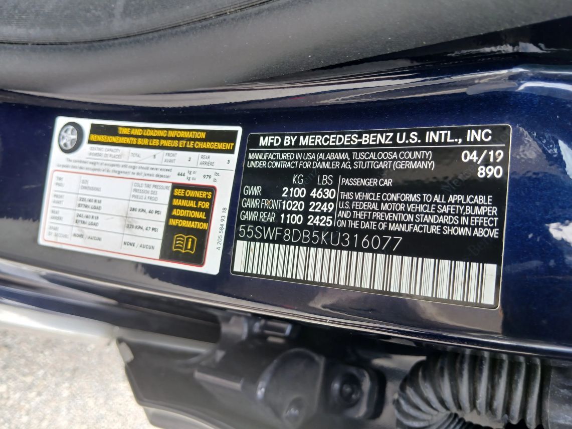 2019 Mercedes-Benz C-Class C 300 Sedan 4D Maitland FL