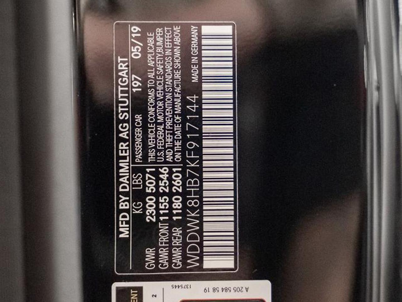 2019 Mercedes-Benz C-Class C 63 S AMG&reg; Ft Lauderdale FL