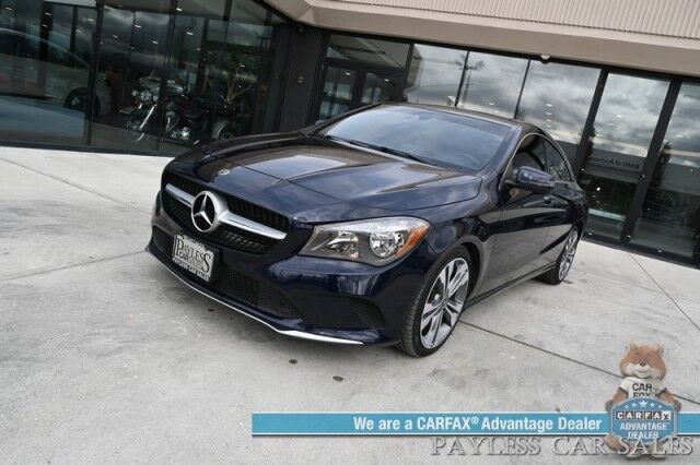2019 Mercedes-Benz CLA 250 / AWD / 2.0L Turbo / Power & Heated Leather Seats / Panoramic Sunroof / Blind Spot Alert / Bluetooth / Backup Camera / Cruise Control / Keyless Entry & Start / Alloy Wheels / 32 MPG / Low Miles Anchorage AK