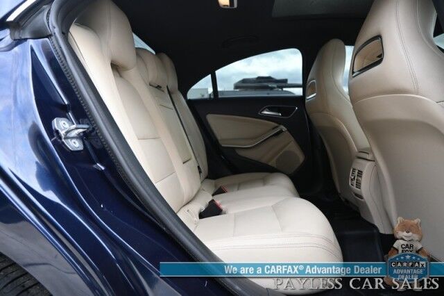 2019 Mercedes-Benz CLA 250 / AWD / Premium Pkg / Power & Heated Leather Seats / Panoramic Sunroof / Blind Spot Alert / Bluetooth / Backup Camera / Cruise Control / Keyless Entry & Start / Alloy Wheels / 32 MPG / Low Miles Anchorage AK