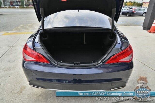 2019 Mercedes-Benz CLA 250 / AWD / Premium Pkg / Power & Heated Leather Seats / Panoramic Sunroof / Blind Spot Alert / Bluetooth / Backup Camera / Cruise Control / Keyless Entry & Start / Alloy Wheels / 32 MPG / Low Miles Anchorage AK