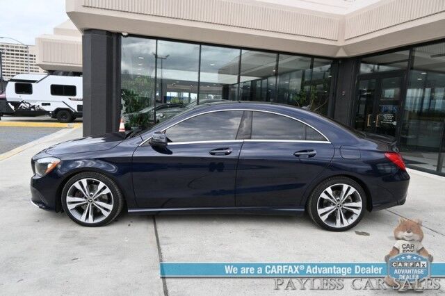 2019 Mercedes-Benz CLA 250 / AWD / Premium Pkg / Power & Heated Leather Seats / Panoramic Sunroof / Blind Spot Alert / Bluetooth / Backup Camera / Cruise Control / Keyless Entry & Start / Alloy Wheels / 32 MPG / Low Miles Anchorage AK