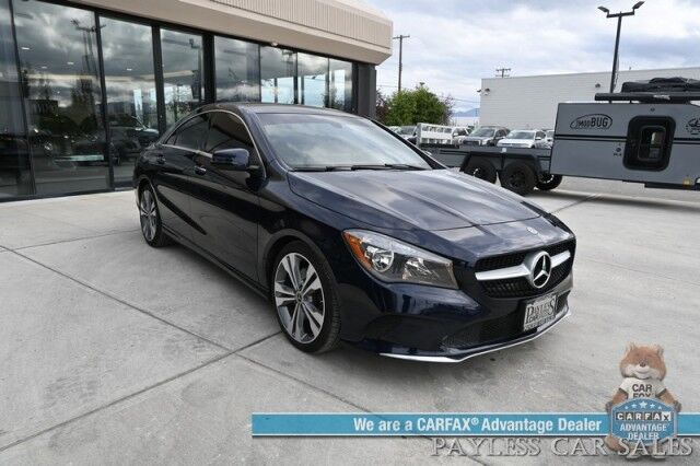 2019 Mercedes-Benz CLA 250 / AWD / Premium Pkg / Power & Heated Leather Seats / Panoramic Sunroof / Blind Spot Alert / Bluetooth / Backup Camera / Cruise Control / Keyless Entry & Start / Alloy Wheels / 32 MPG / Low Miles Anchorage AK