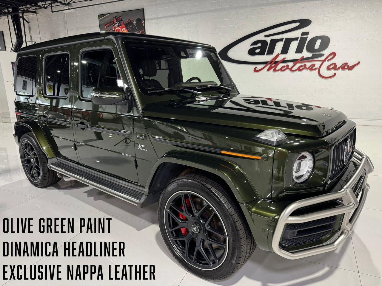 2019 Mercedes-Benz G-Class AMG G 63 G manufaktur paint, Exclusive Nappa leather, Dinamica headliner AND MUCH MORE!! Fort Lauderdale FL