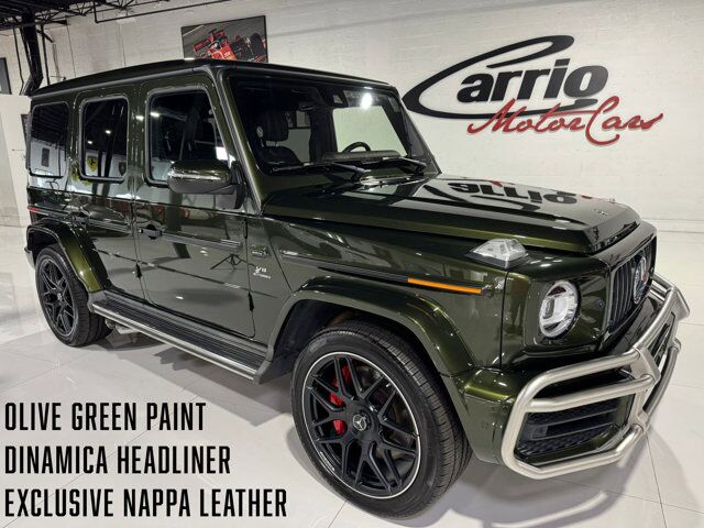 2019 Mercedes-Benz G-Class AMG G 63 G manufaktur paint, Exclusive Nappa leather, Dinamica headliner AND MUCH MORE!! Fort Lauderdale FL