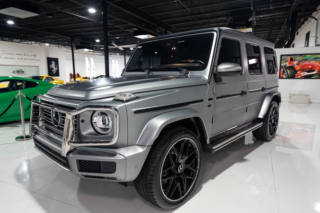2019 Mercedes-Benz G-Class G 550 Selenite Grey Magno paint, red brake calipers, Burmester audio system AND MUCH MORE!! Fort Lauderdale FL