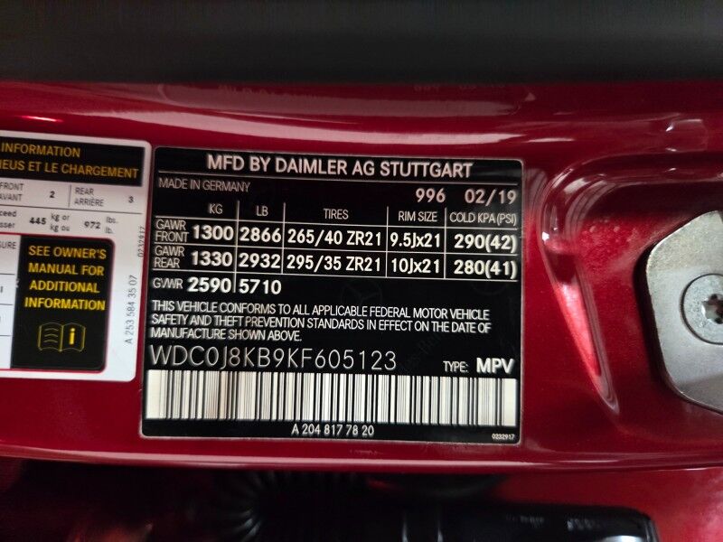 2019 Mercedes-Benz GLC AMG 63 S 4.0L BiTurbo V8 AWD GPS Camera Sunroof FREE WARRANTY Arlington TX