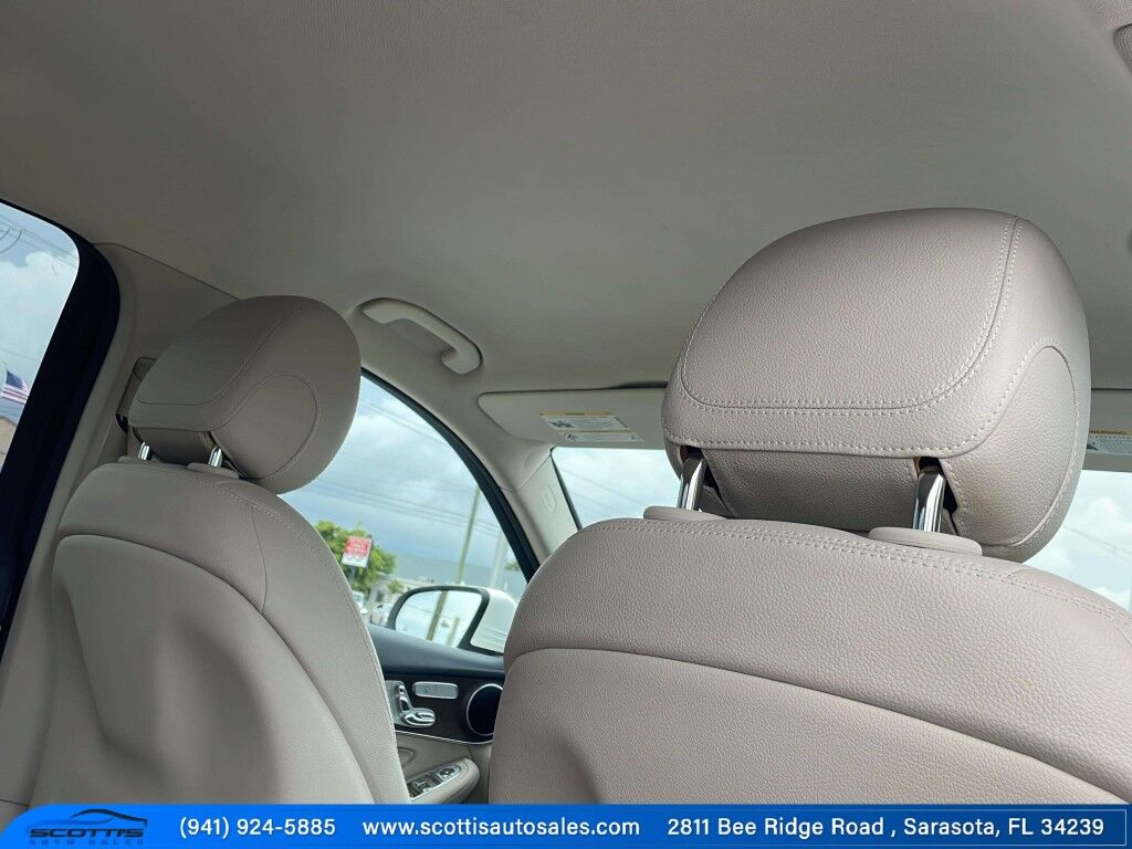 2019 Mercedes-Benz GLC GLC 300~AUTO START/STOP~BLUETOOTH~BRAKING ASSIST~CHROME ROOF RAILS~CRASH SENSORS~DRIVER ASSISTANCE PACKAGE~HEATED SEATS~LEATHER SEATS~MEMORIZED SEAT SETTINGS~PANORAMIC MOONROOF / SUNROOF~PREMIUM SOUND SYSTEM~REMOTE ENGINE START~Wi-Fi COMPATIBLE Sarasota FL