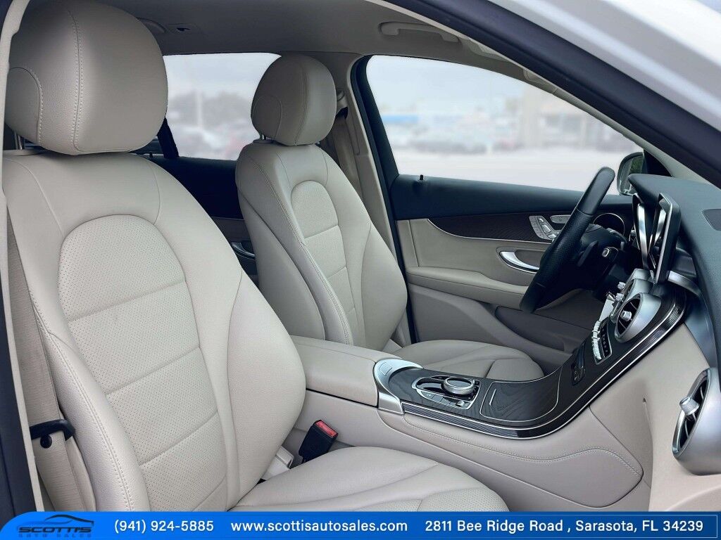 2019 Mercedes-Benz GLC GLC 300~AUTO START/STOP~BLUETOOTH~BRAKING ASSIST~CHROME ROOF RAILS~CRASH SENSORS~DRIVER ASSISTANCE PACKAGE~HEATED SEATS~LEATHER SEATS~MEMORIZED SEAT SETTINGS~PANORAMIC MOONROOF / SUNROOF~PREMIUM SOUND SYSTEM~REMOTE ENGINE START~Wi-Fi COMPATIBLE Sarasota FL