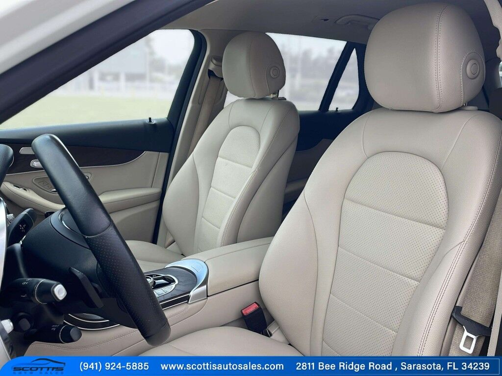 2019 Mercedes-Benz GLC GLC 300~AUTO START/STOP~BLUETOOTH~BRAKING ASSIST~CHROME ROOF RAILS~CRASH SENSORS~DRIVER ASSISTANCE PACKAGE~HEATED SEATS~LEATHER SEATS~MEMORIZED SEAT SETTINGS~PANORAMIC MOONROOF / SUNROOF~PREMIUM SOUND SYSTEM~REMOTE ENGINE START~Wi-Fi COMPATIBLE Sarasota FL