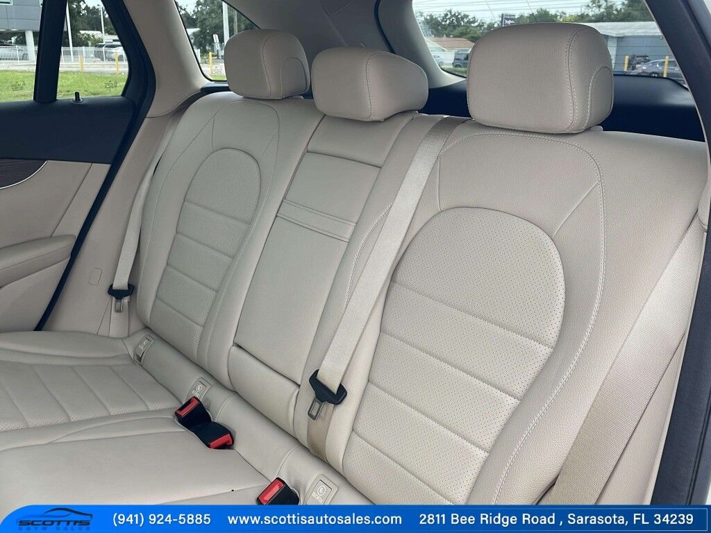 2019 Mercedes-Benz GLC GLC 300~AUTO START/STOP~BLUETOOTH~BRAKING ASSIST~CHROME ROOF RAILS~CRASH SENSORS~DRIVER ASSISTANCE PACKAGE~HEATED SEATS~LEATHER SEATS~MEMORIZED SEAT SETTINGS~PANORAMIC MOONROOF / SUNROOF~PREMIUM SOUND SYSTEM~REMOTE ENGINE START~Wi-Fi COMPATIBLE Sarasota FL