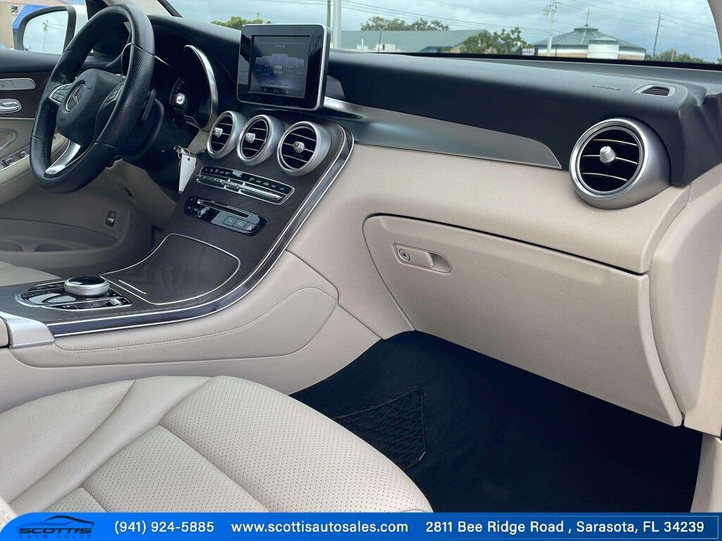2019 Mercedes-Benz GLC GLC 300~AUTO START/STOP~BLUETOOTH~BRAKING ASSIST~CHROME ROOF RAILS~CRASH SENSORS~DRIVER ASSISTANCE PACKAGE~HEATED SEATS~LEATHER SEATS~MEMORIZED SEAT SETTINGS~PANORAMIC MOONROOF / SUNROOF~PREMIUM SOUND SYSTEM~REMOTE ENGINE START~Wi-Fi COMPATIBLE Sarasota FL