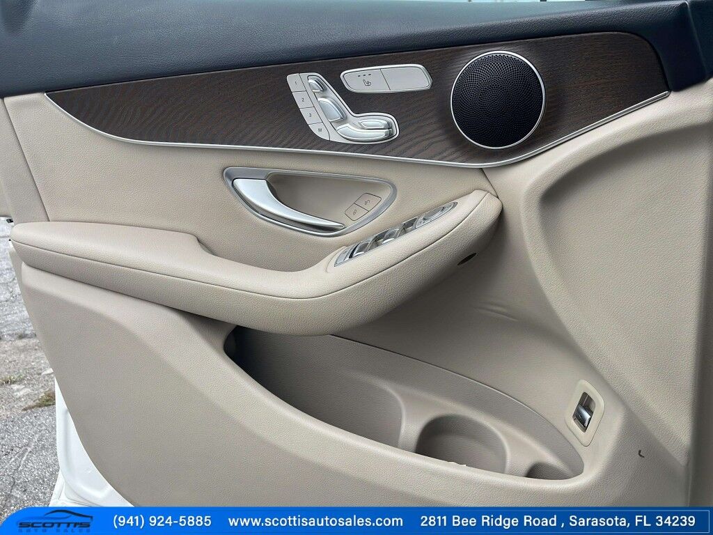 2019 Mercedes-Benz GLC GLC 300~AUTO START/STOP~BLUETOOTH~BRAKING ASSIST~CHROME ROOF RAILS~CRASH SENSORS~DRIVER ASSISTANCE PACKAGE~HEATED SEATS~LEATHER SEATS~MEMORIZED SEAT SETTINGS~PANORAMIC MOONROOF / SUNROOF~PREMIUM SOUND SYSTEM~REMOTE ENGINE START~Wi-Fi COMPATIBLE Sarasota FL