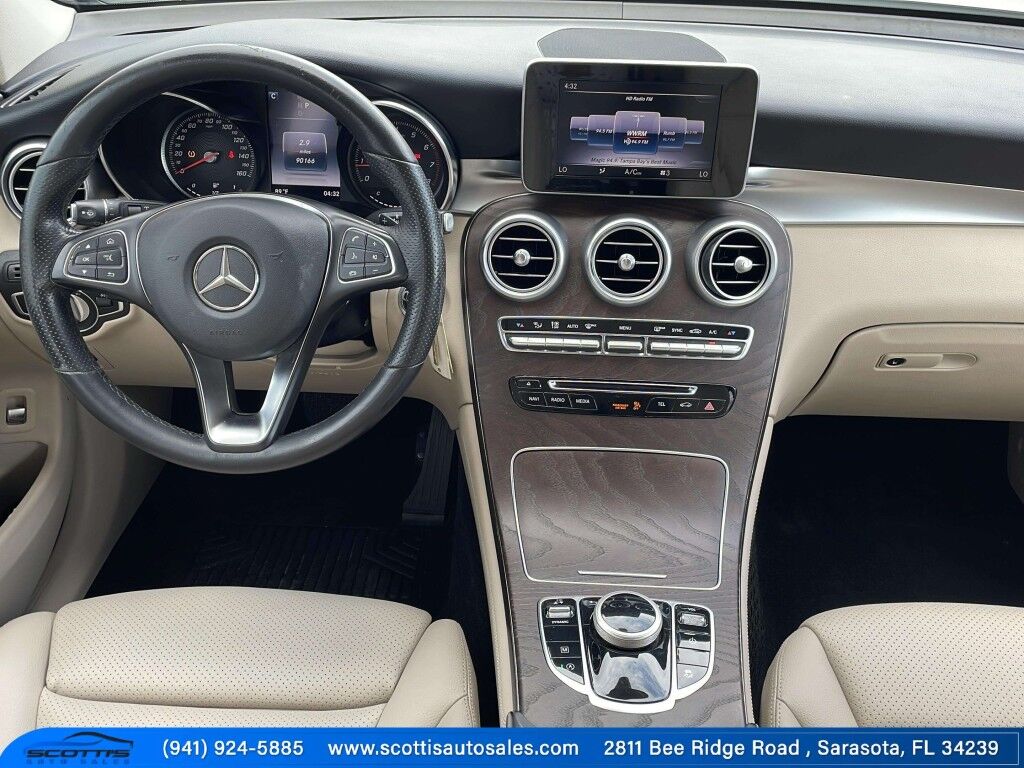 2019 Mercedes-Benz GLC GLC 300~AUTO START/STOP~BLUETOOTH~BRAKING ASSIST~CHROME ROOF RAILS~CRASH SENSORS~DRIVER ASSISTANCE PACKAGE~HEATED SEATS~LEATHER SEATS~MEMORIZED SEAT SETTINGS~PANORAMIC MOONROOF / SUNROOF~PREMIUM SOUND SYSTEM~REMOTE ENGINE START~Wi-Fi COMPATIBLE Sarasota FL