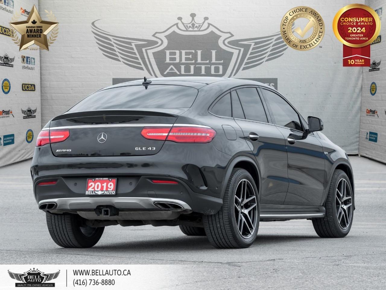 2019 Mercedes-Benz GLE AMG43 COUPE, AMGNIGHTPKG, 360CAM, NAVI, PANO, BACKUPCAM, B.SPOT, HARMANKARDON, VENTILATEDSEATS Toronto ON