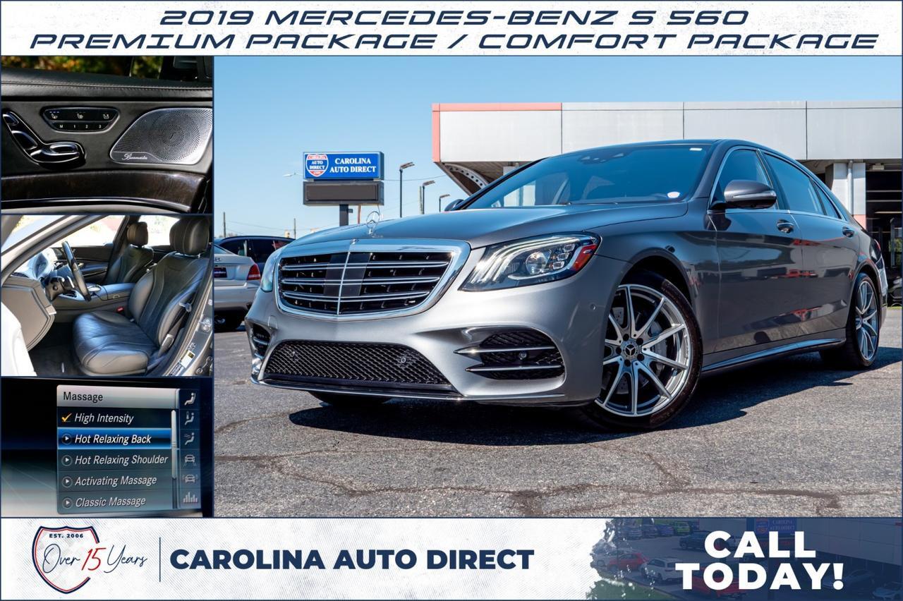 2019 Mercedes-Benz S 560 / Premium Package / Comfort Package! Lincolnton NC
