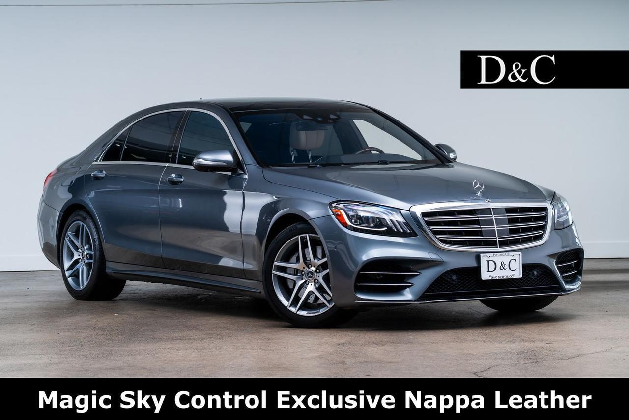 2019 Mercedes-Benz S-Class S 560 4MATIC&reg; Magic Sky Control Exclusive Nappa Leather