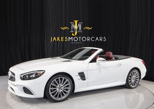 2019 Mercedes-Benz SL 450 Convertible *ONLY 15,000 MILES* *PANO ROOF* *PREM PKG *DRIVER ASSIST PKG* *WHITE ON RED*