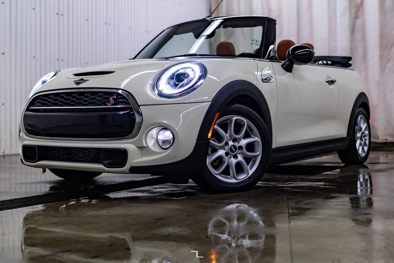 2019 Mini Cooper S Convertible Leather Nav BCam Red Deer AB