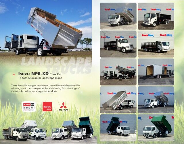 2019 Mitsubishi FE160 Gas Crew Cab 14&apos; Aluminum Chipper Dump Truck Homestead FL