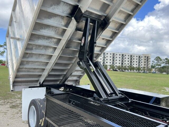 2019 Mitsubishi FE160 Gas Crew Cab 14&apos; Aluminum Chipper Dump Truck Homestead FL